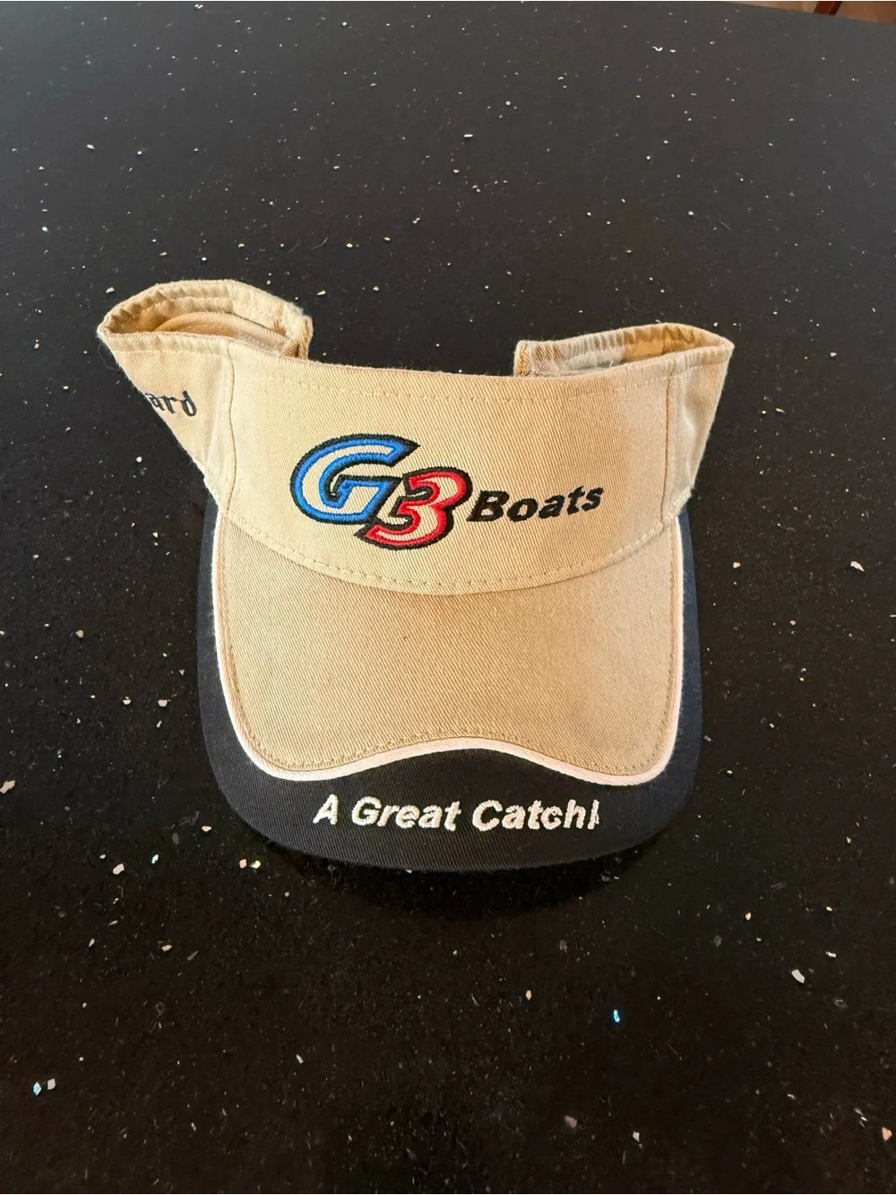 G3 Boats Tan Visor Cap - 'A Great Catch!'